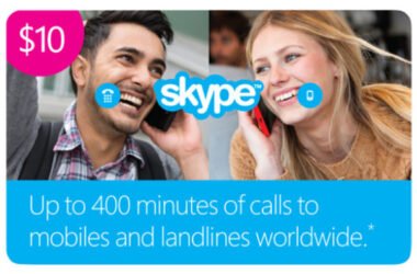 Skype Prepaid eGift Card ($10, $25)