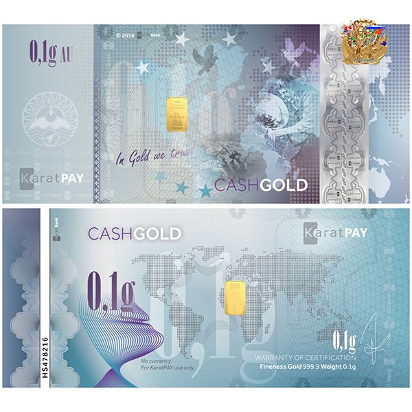 KaratPay CashGold (0,1g, 0,2g, 0,4g and 0,6g) - Image 2